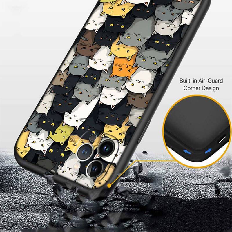 MH30 Cat Kitten Meow Phone Shell Case for iPhone 7 8 11 12 13 14 15 16 17 16E XS Pro Max XR X SE Air