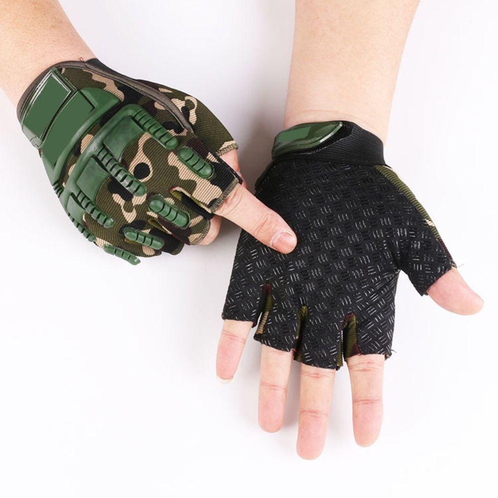Guantes Cycling Fingerless Tactics Glove Half Finger Mittens Men'S Gloves Motorcycle Gloves