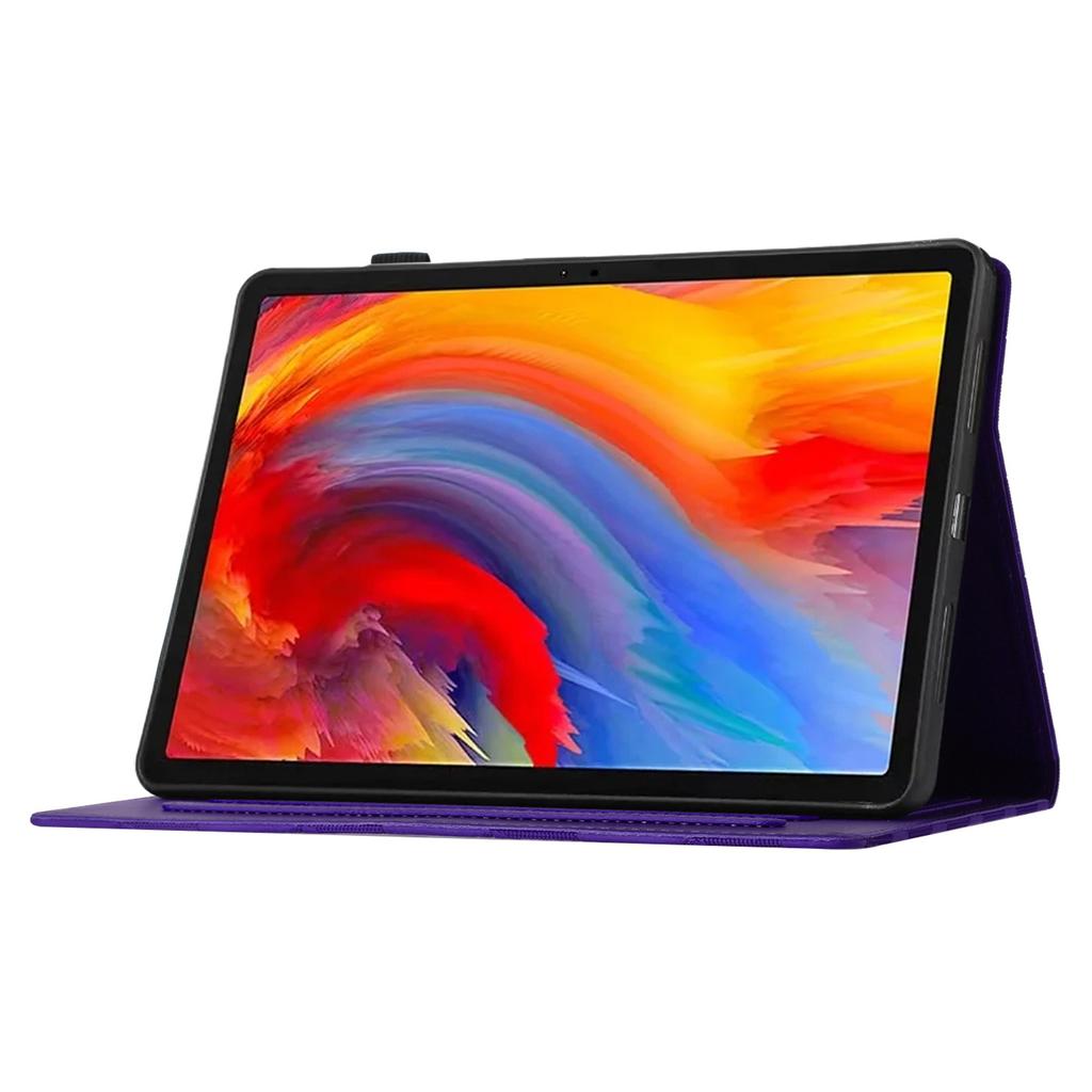 Etui na Lenovo Tab M11/Xiaoxin Pad 11 2024 Skórzany Stojak Klapkowy Pokrowiec na Tablet z Uchwytem na Karty