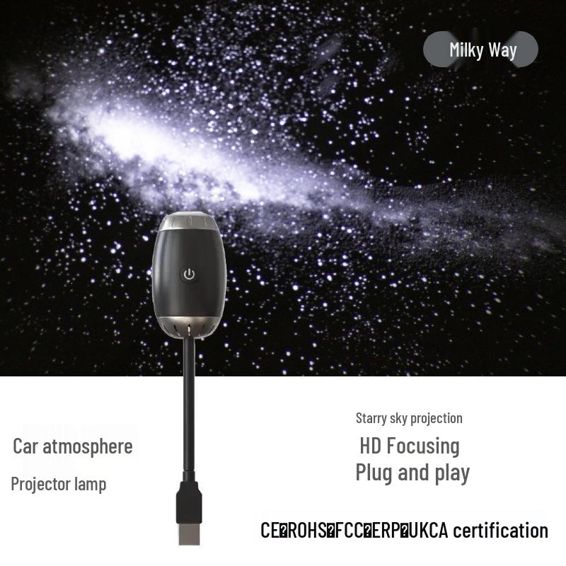 USB Starry Sky Mood Light - Bedroom Ambiance Projector, Sleep Aid, Night Light (2026 New Model)