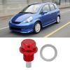 M12 * 1.25 Red Aluminum Alloy Car Magnetic Engine Oil Pan Drain Bolt Screw