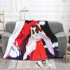 Kikyou Coral Fleece Plush Throw Blankets Japanese Anime Inuyasha Blankets for Bedding Office Super Warm Bedding Throws