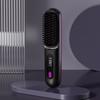 Cordless Ionic Hair Straightener Brush 3-in-1 Straighten Curl & Smooth Negative Ion Hair Brush Portable & Rechargeable Fast Heating