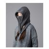 Women S Winter Warm Scarf Hat Integrated Cap For Outdoor Cycling Windproof Solid Color