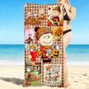 1Pc Autumn Charlie Brown Celebration Beach Towel Quick Dry Multiuse For Beach Pool Gym Yoga Home Travel Christmas Halloween Xmas Gift S1495