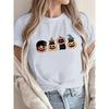 Retro Halloween Cat Comfort Colors TShirt Vintage Graphic Tees Summer Breathable Soft ONeck Short Sleeve Tops