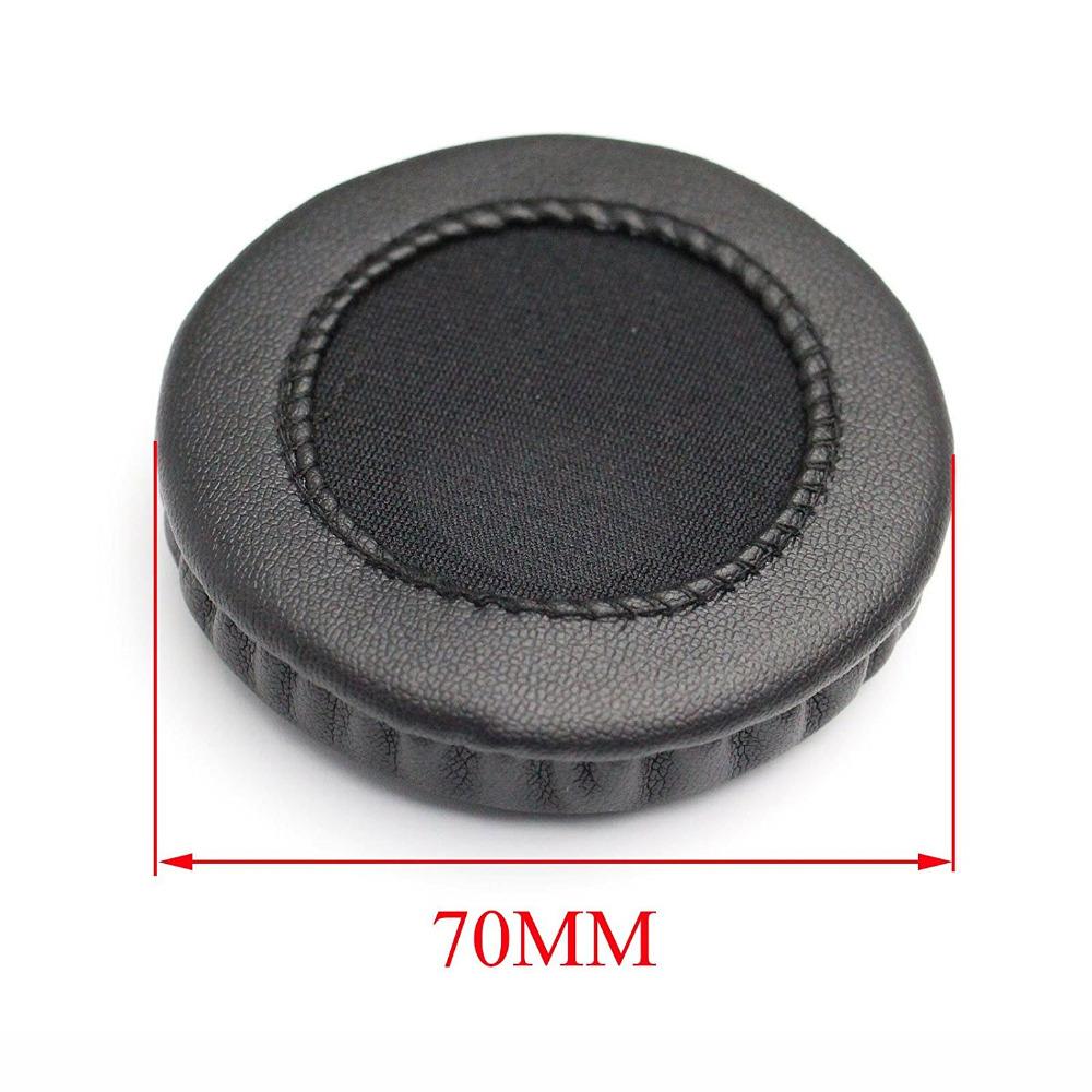 Kolip 2PCS Ear Pads Cushion 45MM-110MM Sponge PU Foam Pads 70mm 80mm 90mm For Sony Sennheiser
