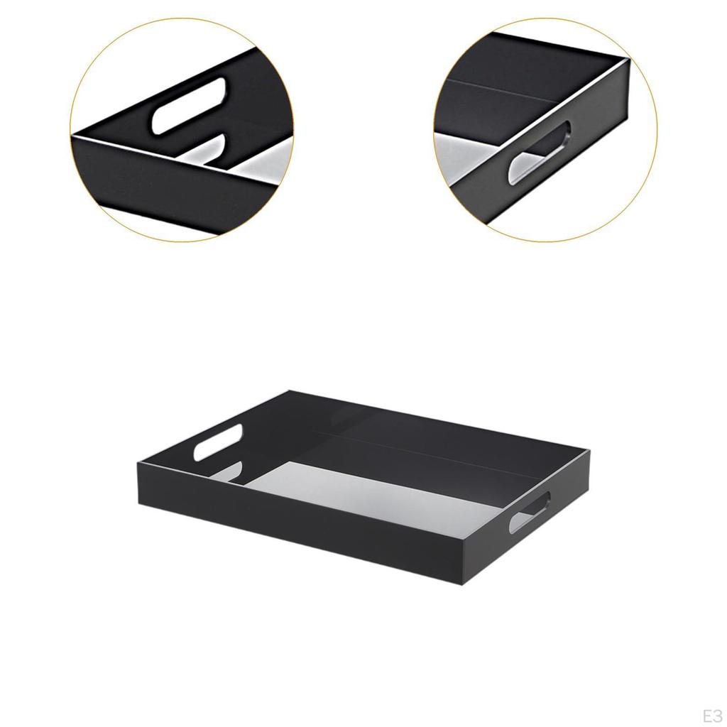 Akrylátový servírovací tác Koupelnový toaletní organizér Multifunkční zásobník na ovoce Průhledný pro