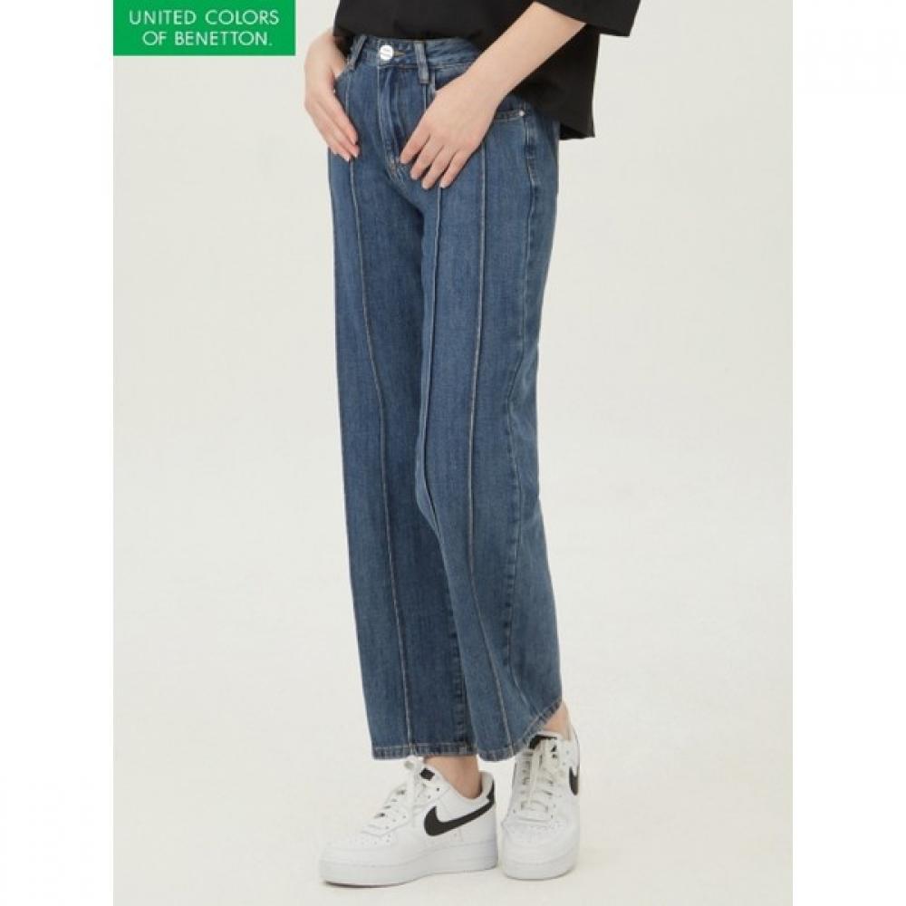 

Benetton Non Spun Incision Uniform Denim Pants Badp18341 IN/42
