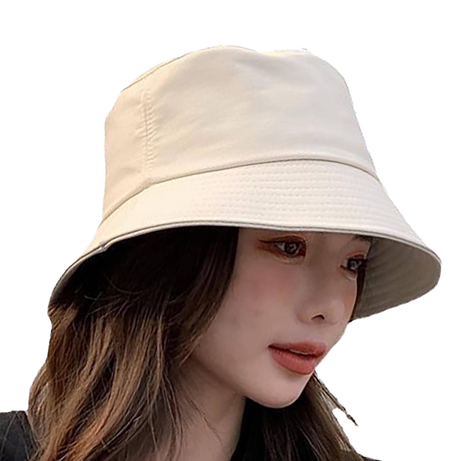 

Cotton Style Bucket Hat for Women Trendy Lightweight Outdoor Summer Beach Vacation Getaway Headwear