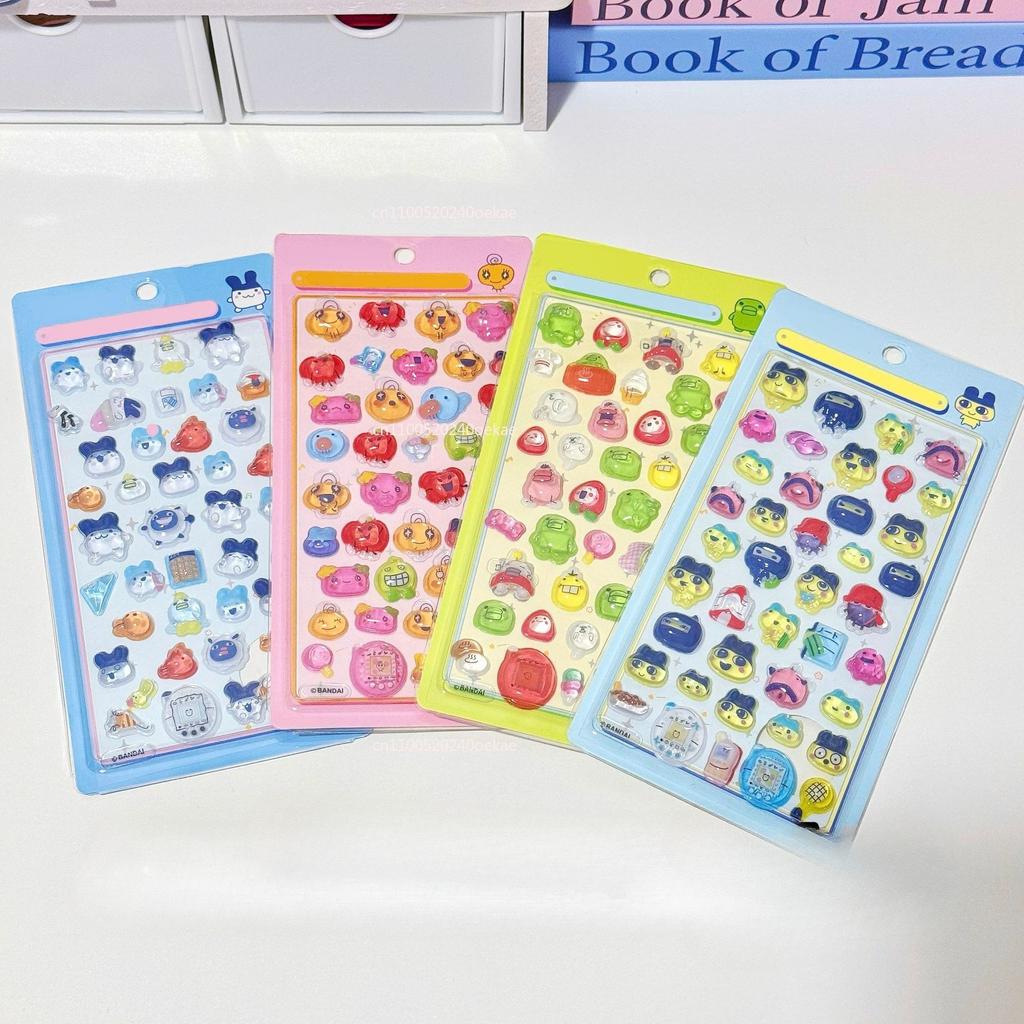 2026 Tamagotchi Stickers Cartoon Creative Peripheral Phone Case Transparent Sticker Hand Account Material Friend Birthday Gift