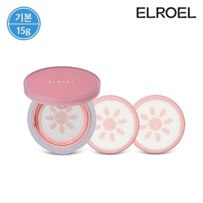Eloel Peach Pink Tone Up Pangpang Sun Cushion 15g 1 Main Product + 2 Refills