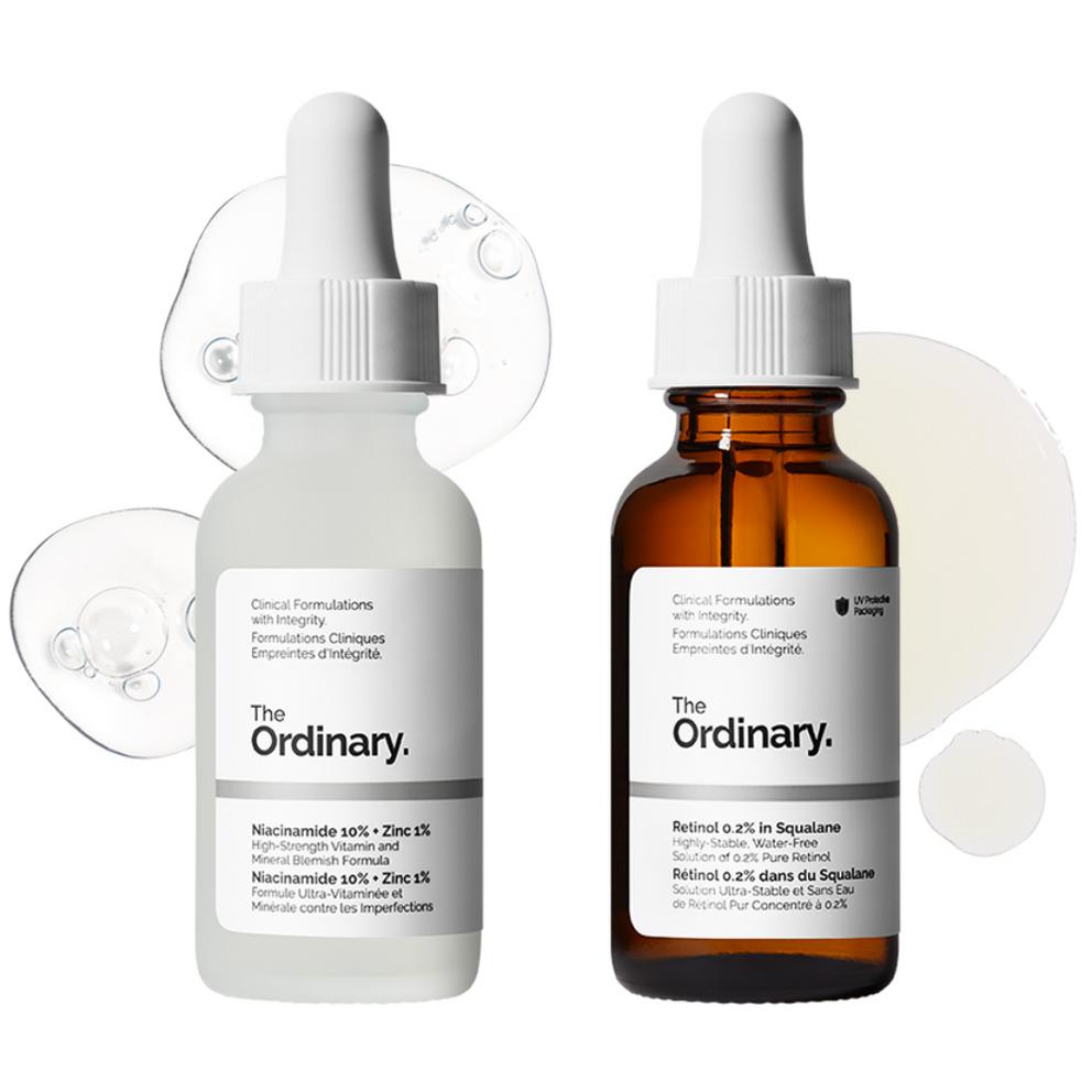 [The Ordinary] Niacinamide 10% + Zinc 1% 30ml + Retinol 0.2% in Squalane 30ml