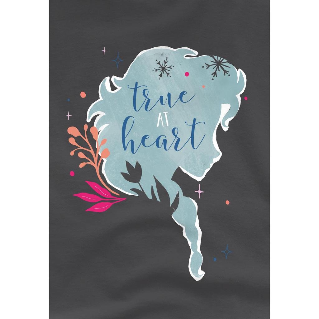 Frozen Childrens/Kids True At Heart Elsa Silhouette T-Shirt