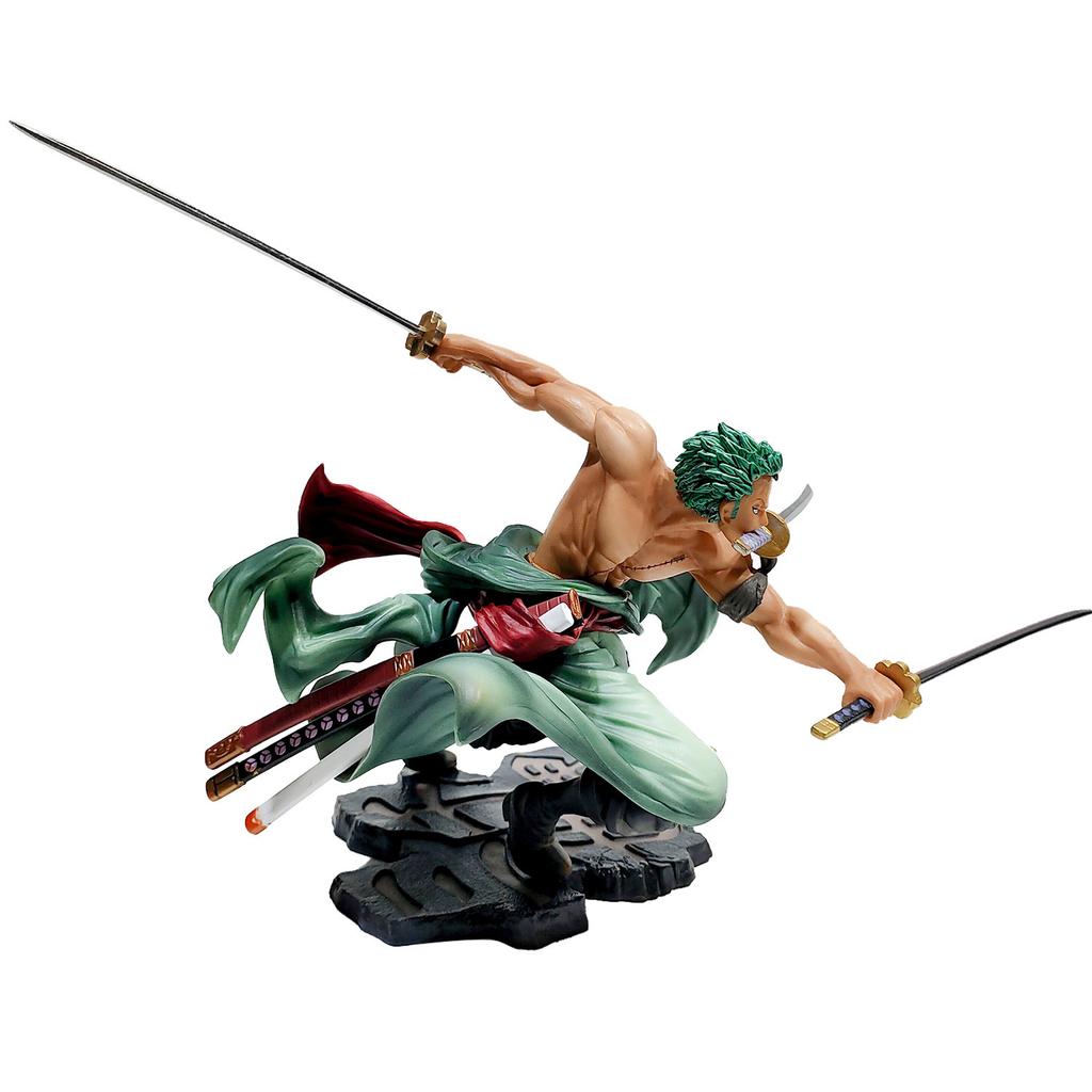 One Piece Roronoa Zoro 3 Sword Style Action Figure Santoryu Three Thousand Worlds Collectible Model Gift