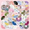 62-Piece Cute Music CD Graffiti Stickers for Planners, Phone Cases, Laptops, Luggage, Water Bottles & Bikes