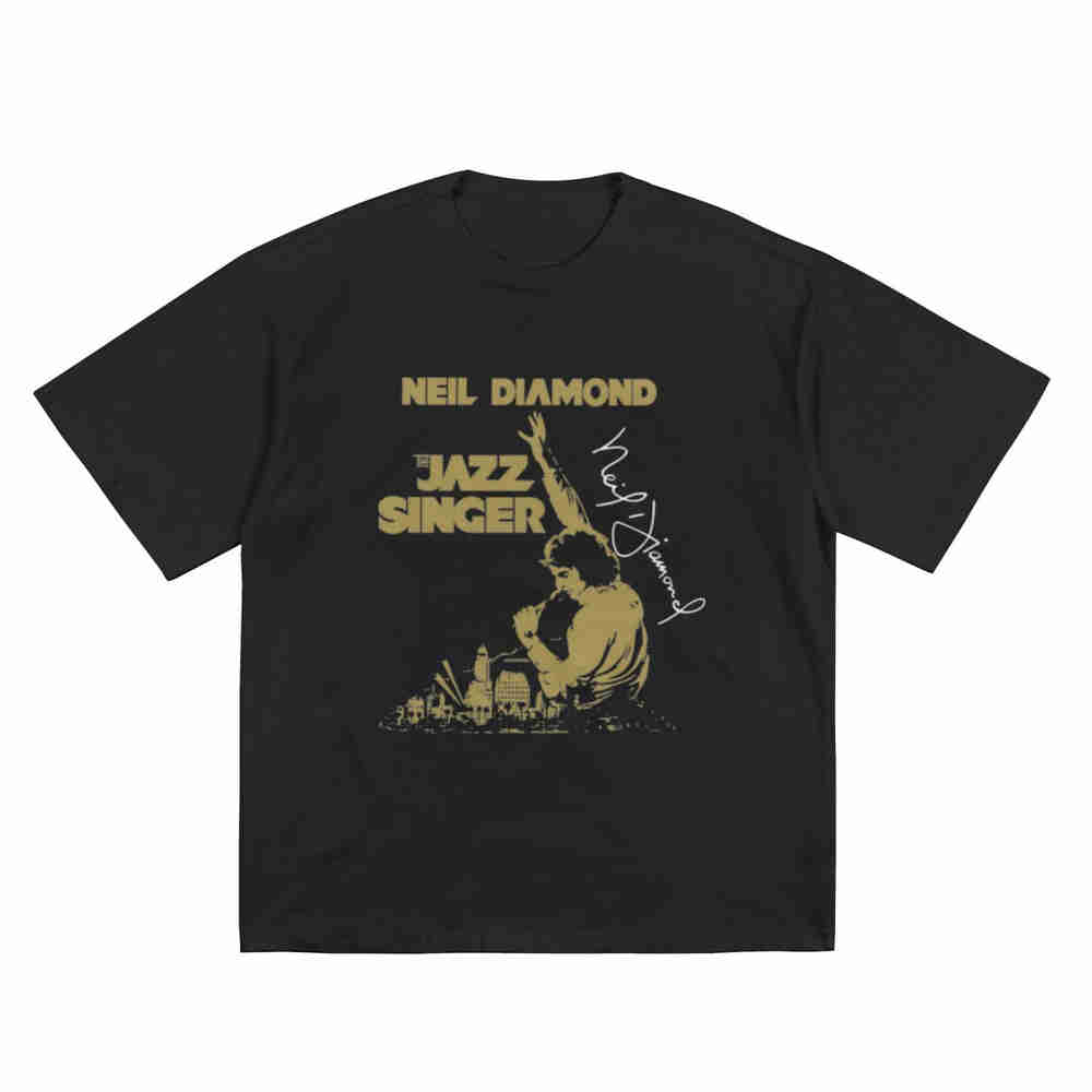 Neil Diamond The Jazz Singer Kurzarm-T-Shirt 100% Baumwolle T-Shirt
