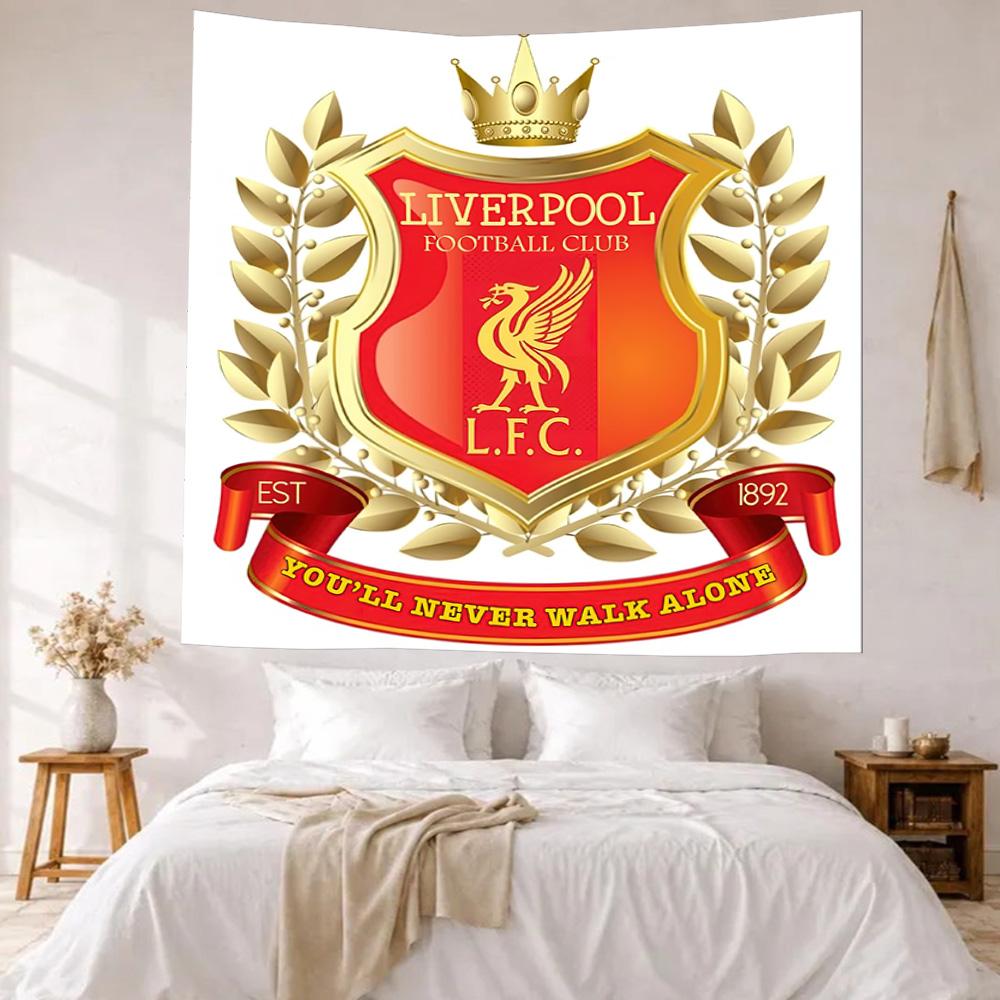 Klub Piłkarski Liverpool Dekoracja Ścienna Gobelin Sztuka Na Pamięć o Zwierzętach Urodziny Wesele Tło Imprezy Rodzinny Prezent