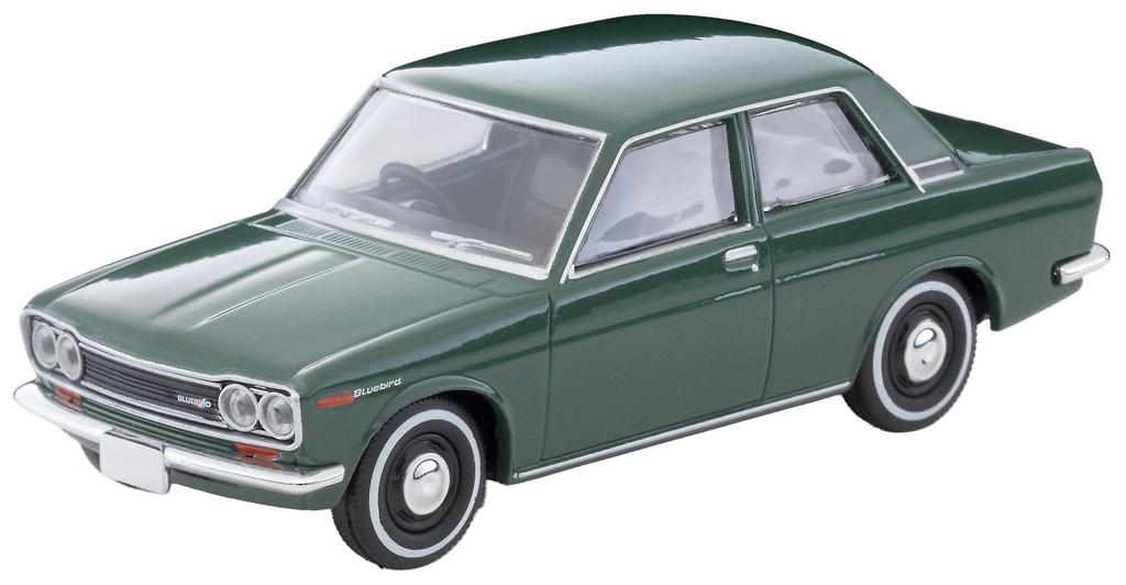 TOMYTEC Tomica Limited Vintage Datsun Bluebird Sedan 1400 Standard Green 1970 Model 339281 1/64 LV-219a 2-Door (Finished Product)