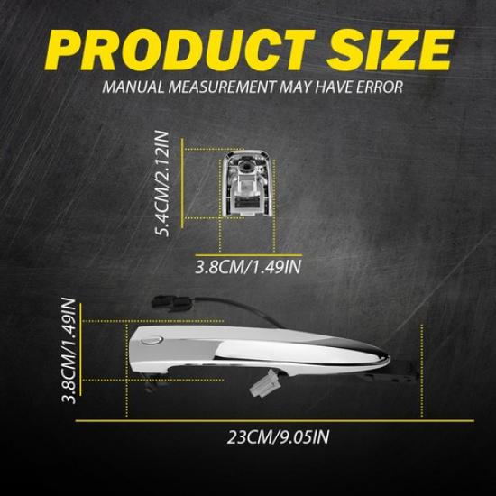 New Outside Exterior Door Handle Chrome For 2009-2014 Nissan Murano 806461AA0A