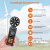 Proster Anemometer/Airflow Meter with 6 Measurement Units: Wind Speed/Airflow/Wind Force/Wind Temperature/Humidity/Dew Point Temperature/Wet Bulb Temp