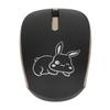Bezdrátová myš typu C 1200DPI Tiché tlačítko USB Duální přijímač USB C Myš s roztomilým králičím vzorem