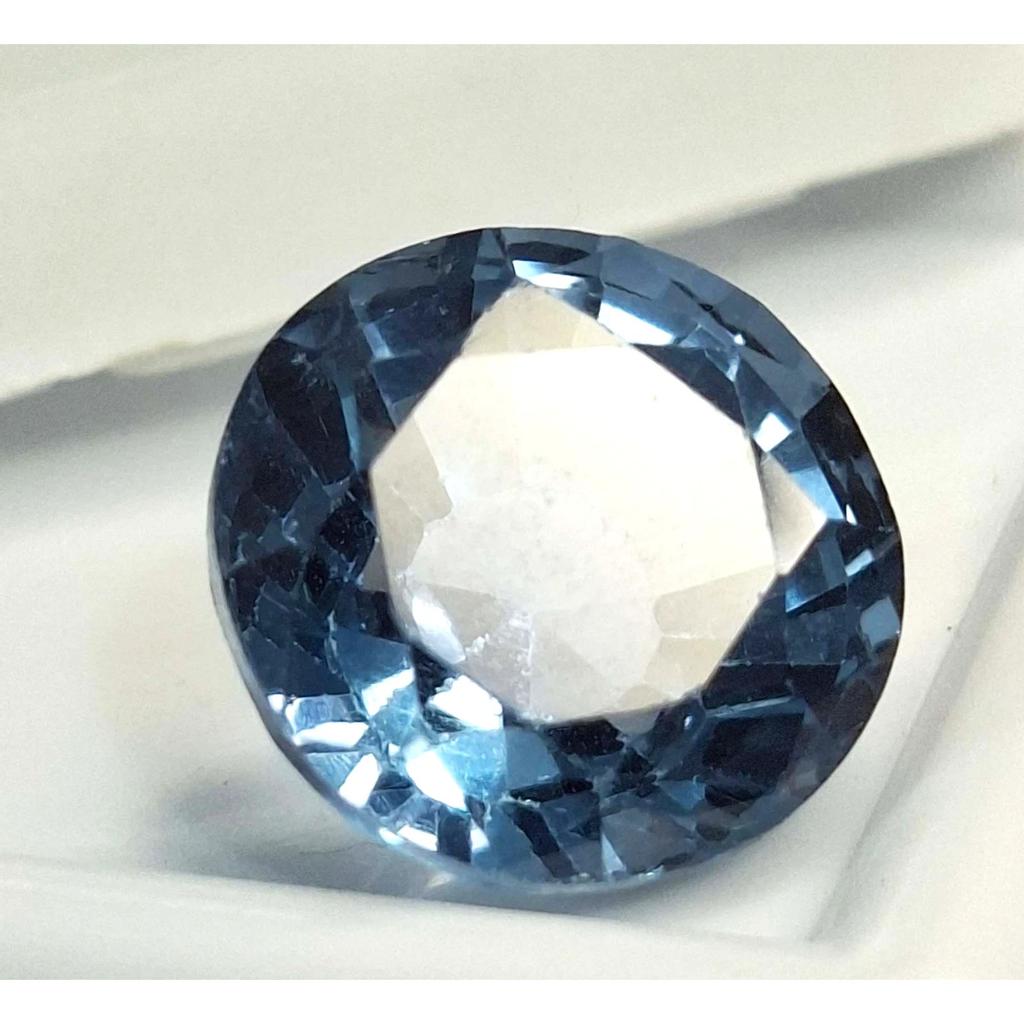 Natural Blue Aquamarine 6-8 Ct Round Cut Certified Fabulous Loose Gemstone
