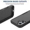 For iPhone 16 Case 2-in-1 PC+TPU Shockproof Phone Cover