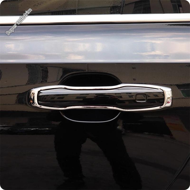 Car Outer Door Handle Decoration Protection Cover Trim For VOLVO XC60 XC90 S90 V90 2018 - 2026 ABS Chrome Accessories Exterior