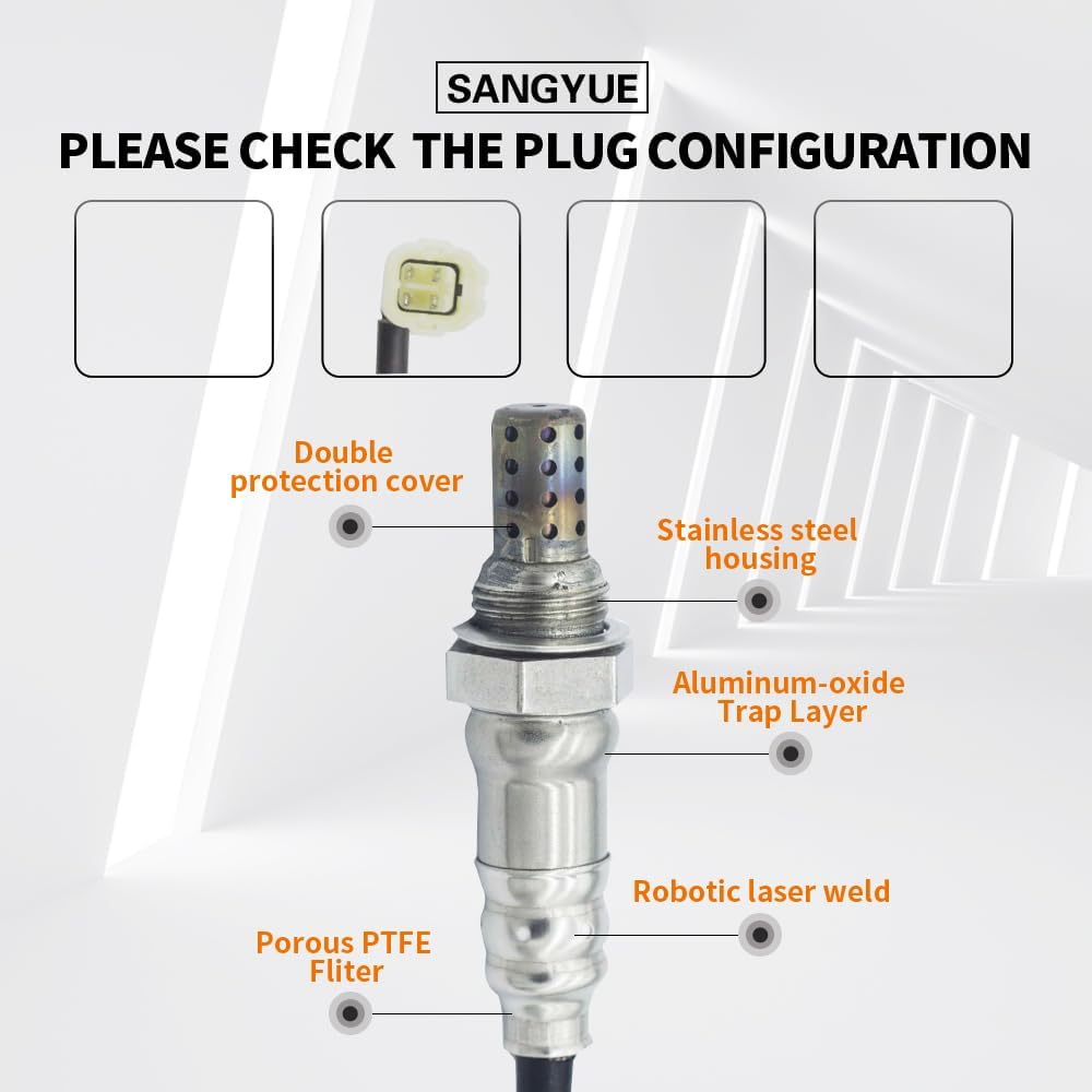 Upstream Oxygen O2 Sensor 1 for 2009-2013 Suzuki Grand Vitara 2.4L; 2007-2009 Suzuki SX4 2.0L