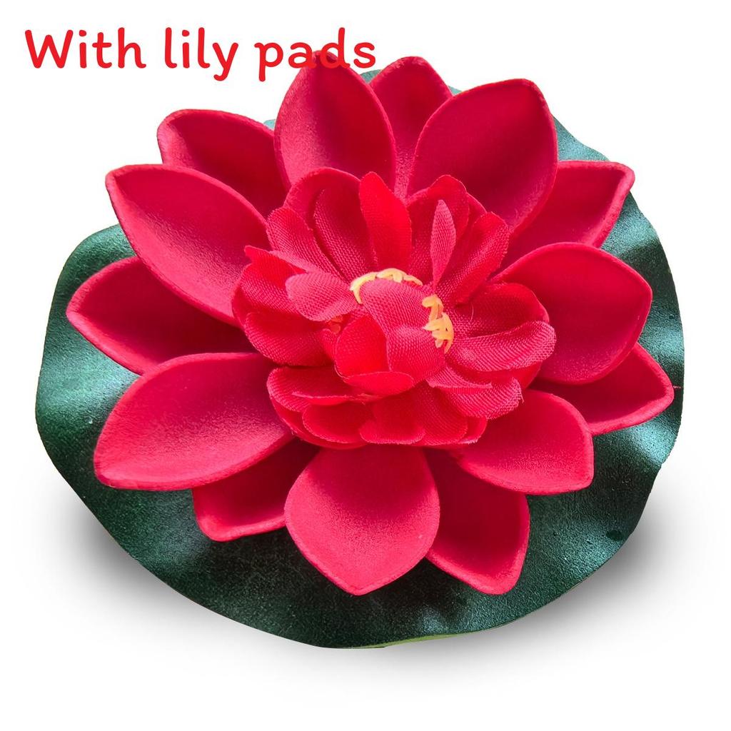 Water Garden Artificial Lotus Flower With Floating Design For Home Decor And Aquariums