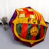 FC Barcelona  Pattern, Automatic Folding Umbrella, Portable and Foldable Design, 8 Ribs, a Christmas or Birthday Gift.