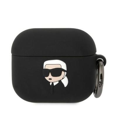 Fodral till AirPods 3 Karl Lagerfeld Karl Head 3D Svart