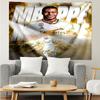 Kylian Mbappé Tapestry for Bedroom Aesthetic Classroom Tapestries Wall Hanging for Living Room Dorm Office,Ideal Creative Gift
