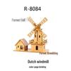 Forest Breath Exquisite Dutch Windmill DIY Model - Intelligent Assembly Educational Toy