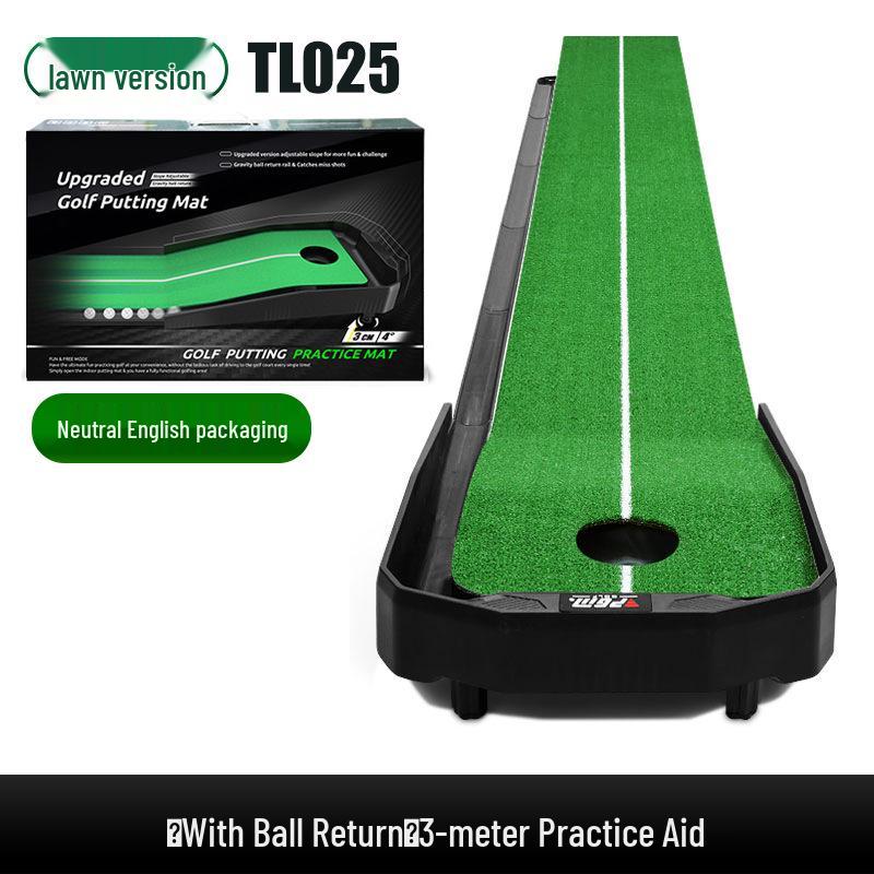 PGM Indoor Golf Putter Practice Mat with Adjustable Slope
