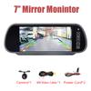 7inch Mirror Monitor+Backup Camera Set Parking Assistant Vehicle Night Vision with 6m Video Cable - Universal Fit for Truck