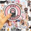 61pcs Cat Paw Stickers, Cute Paw Print Stickers Funny Funimost Vinyl Waterproof Stickers for Water Bottle Laptop