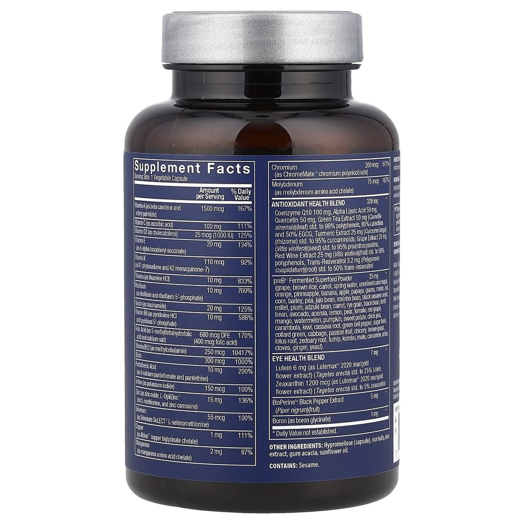 BioActive Men's One Daily Multi, Veggie Capsules 30