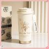 316 Stainless Steel Double - Drink Insulated Coffee Cup | Chic & High - Aesthetic Design | Car - Friendly Straw Tumbler
