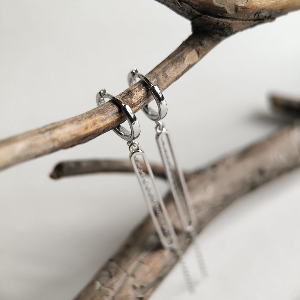 Silver Earrings Without Stones (2217152)