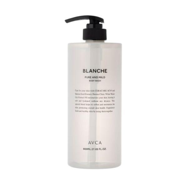 AVCA Гель для душа Pure & Mild Blanche, 800 мл, 1 шт.