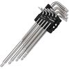 VESSEL (VESSEL) Torx L Type Wrench, Set of 9, Ball End Type, 8509BTX