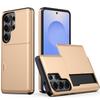 For Samsung S25 Edge Phone Case A57 A37 A17 16 A56 A36 A55 Slide Card Slot Wallet S25 FE S26 Ultra Plus Drop Protection Case