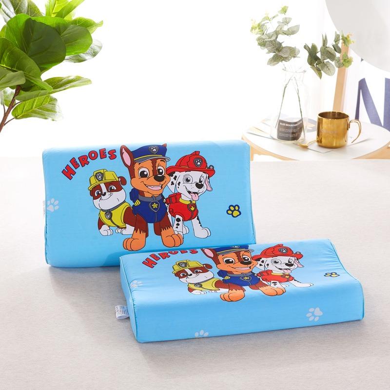 Thai Children's Latex Pillow Natural Cartoon Pillow Core Baby Cotton Cover Pillow Kindergarten Neck Protection Baby Pillow