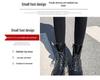 Women's High Waist Stretchy Skinny Black Jeans, Plus Velvet, Thickened, Plus Size, Spring Collection