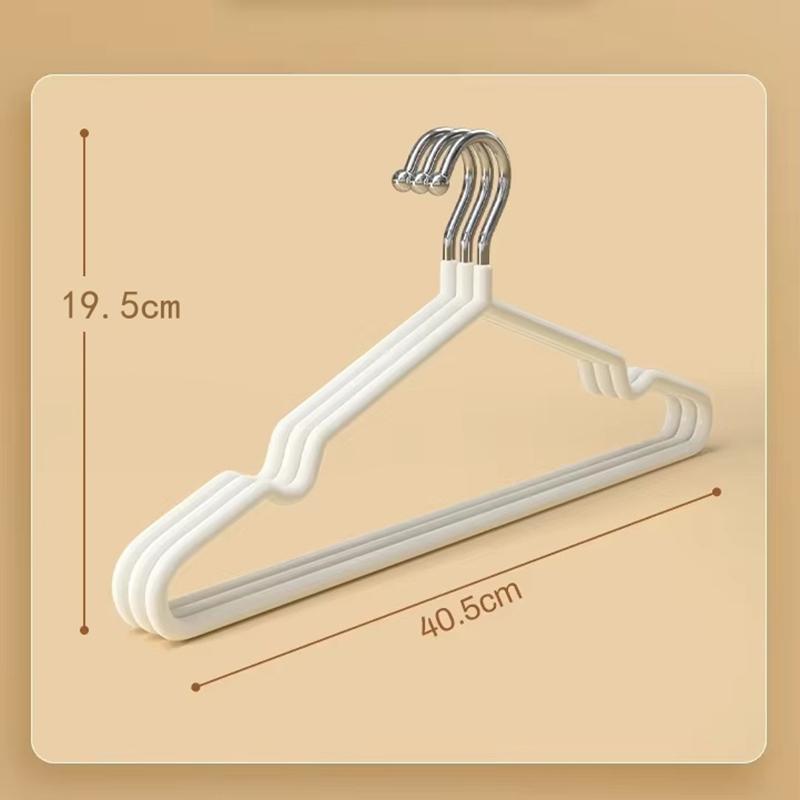 20/10Pcs Traceless Clothes Hangers Metal No-slip Clothes Hangers Durable Strong Clothes Rack Household Wardrobe Organize