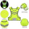 Outdoor Sports Running Reflective Vest Adjustable Lightweight Mesh Safety Gear for Women Men Jogging Cycle Walking