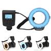 Portable 48 LED Ring Flash Light Lens Adapter Rings Kit For Canon for Nikon for Fuji SLR Camera