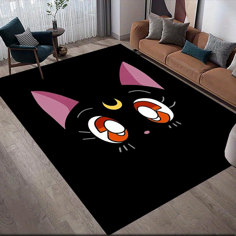 

Sailor Moon Luna&Cat Family Area Rug, Sailor Moon Fan Soft Carpet, Perfect Gift.chl 60x90cm